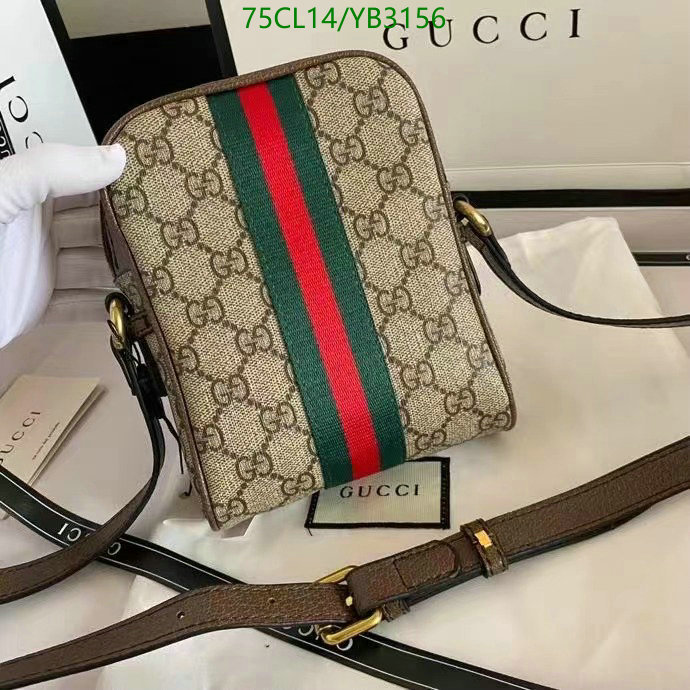 Gucci Bag-(4A)-Ophidia-G,Code: YB3156,$: 75USD