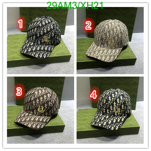 Cap -(Hat)-Dior, Code: XH21,$: 29USD