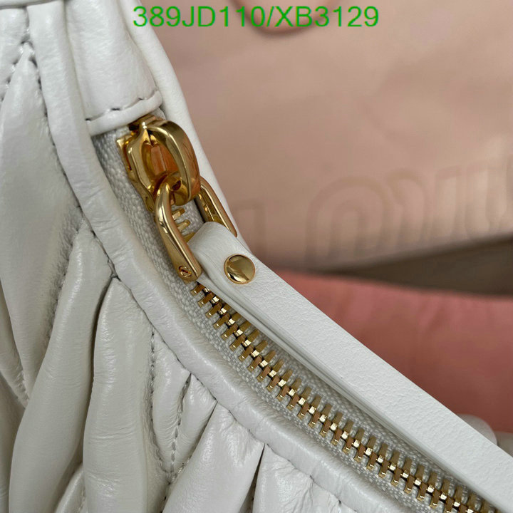 Miu Miu Bag-(Mirror)-Handbag-,Code: XB3129,$: 389USD