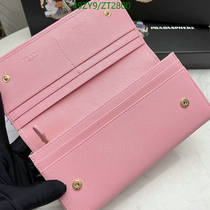 Prada Bag-(4A)-Wallet-,Code: ZT2800,$: 49USD