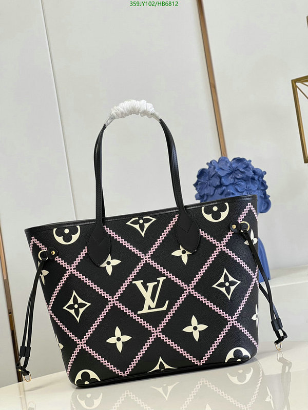 LV Bags-(Mirror)-Neverfull-,Code: HB6812,$: 359USD