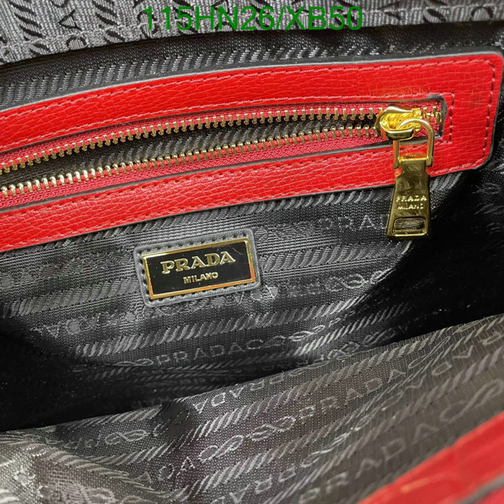 Prada Bag-(4A)-Handbag-,Code: XB50,$: 115USD