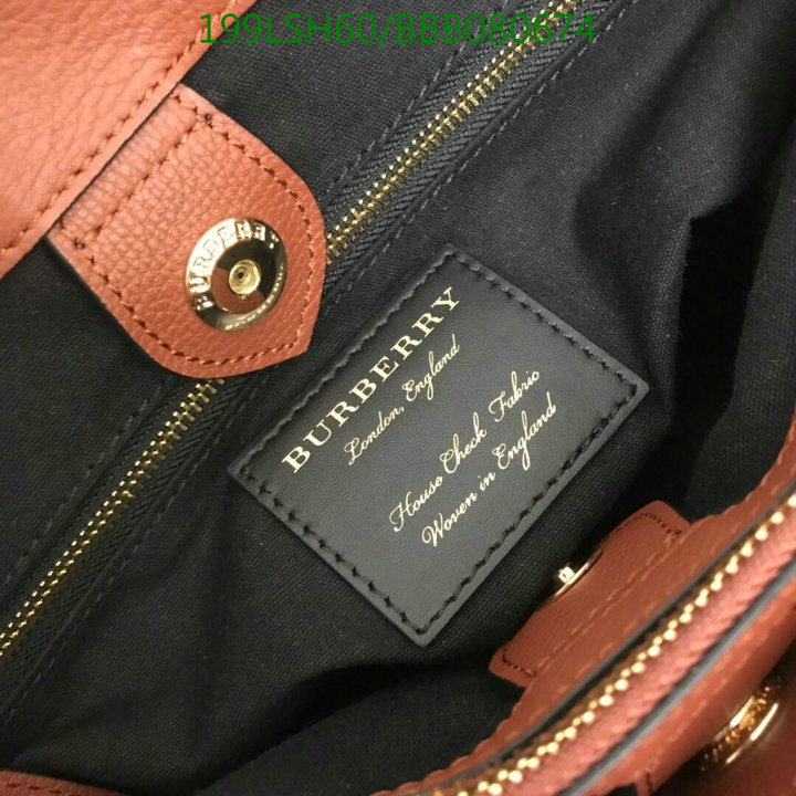 Burberry Bag-(Mirror)-Handbag-,Code: BBB080674,$:199USD