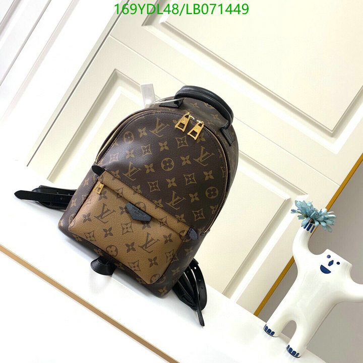 LV Bags-(Mirror)-Backpack-,Code:LB071449,$:169USD