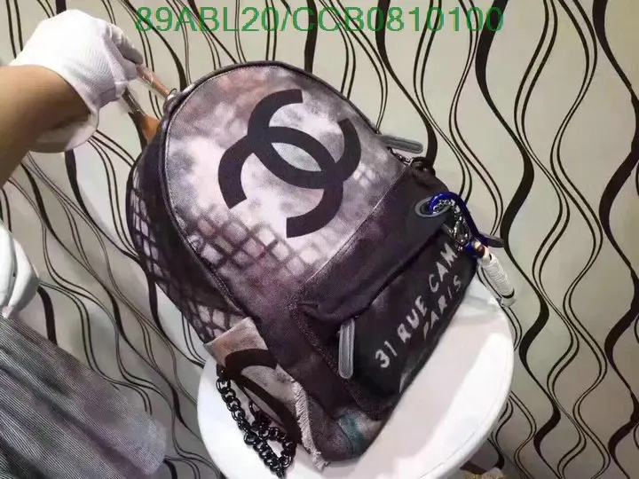 Chanel Bags ( 4A )-Backpack-,Code: CCB0810100,$: 89USD