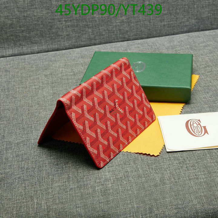 Goyard Bag-(Mirror)-Wallet-,Code: YT439,$: 45USD