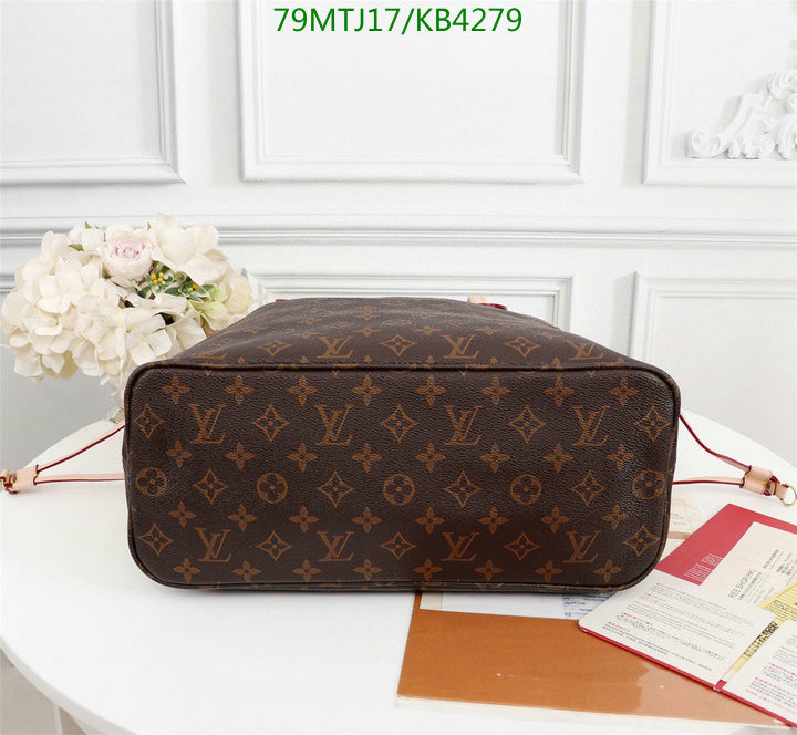 LV Bags-(4A)-Neverfull-,Code: KB4279,$: 79USD