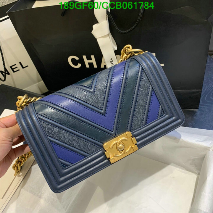 Chanel Bags -(Mirror)-Le Boy,Code: CCB061787,$: 189USD