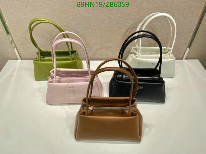 Prada Bag-(4A)-Handbag-,Code: ZB6059,$: 89USD