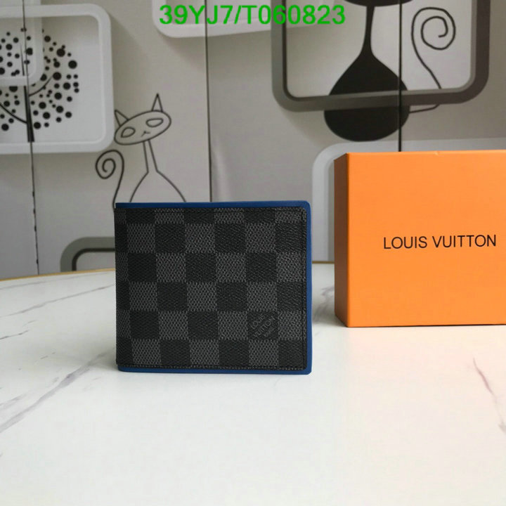 LV Bags-(4A)-Wallet-,Code: T060823,$: 39USD