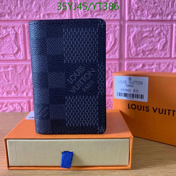 LV Bags-(4A)-Wallet-,Code: YT386,$: 35USD