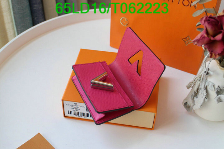 LV Bags-(Mirror)-Wallet-,Code: T062223,$: 65USD