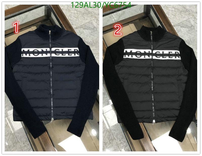 Down jacket Men-Moncler, Code: YC6754,$: 129USD