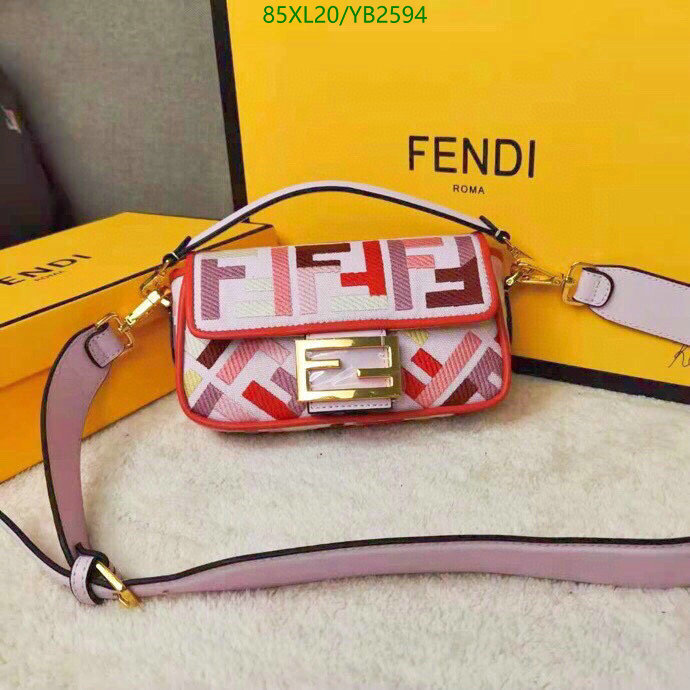 Fendi Bag-(4A)-Baguette-,Code: YB2594,$: 85USD