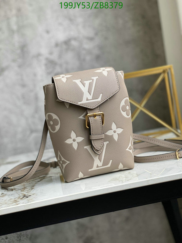 LV Bags-(Mirror)-Backpack-,Code: ZB8379,$: 199USD