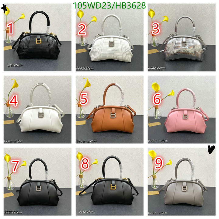 Balenciaga Bag-(4A)-Other Styles-,Code: HB3628,$: 105USD