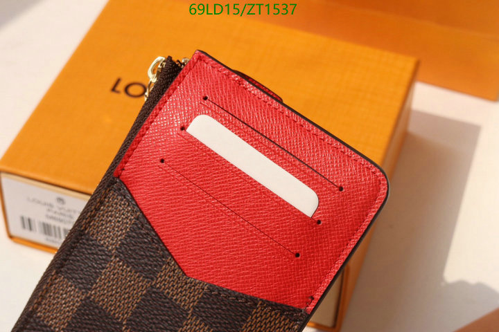 LV Bags-(Mirror)-Wallet-,Code: ZT1537,$: 69USD