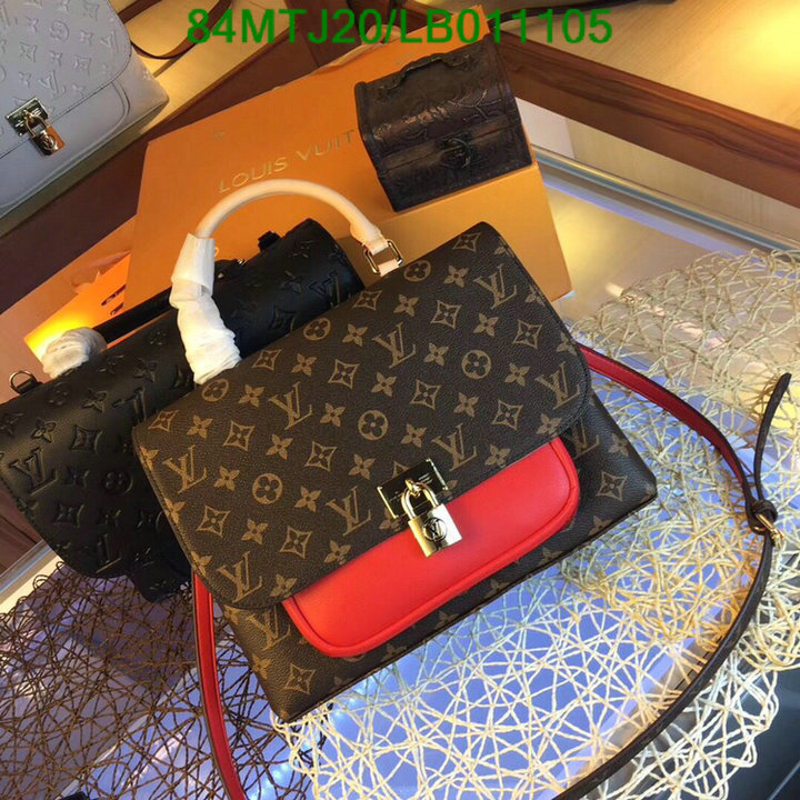 LV Bags-(4A)-Handbag Collection-,Code: LB011105,$: 84USD