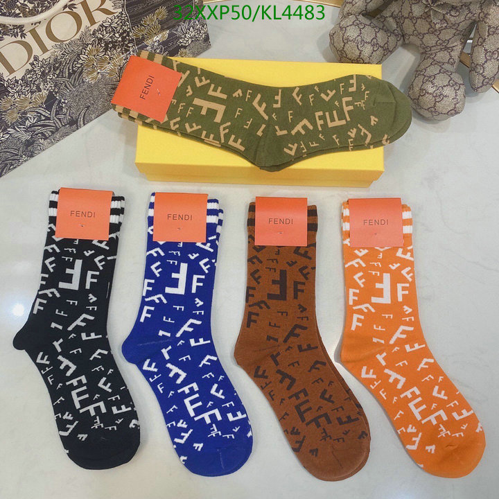 Sock-Fendi, Code: KL4483,$: 32USD