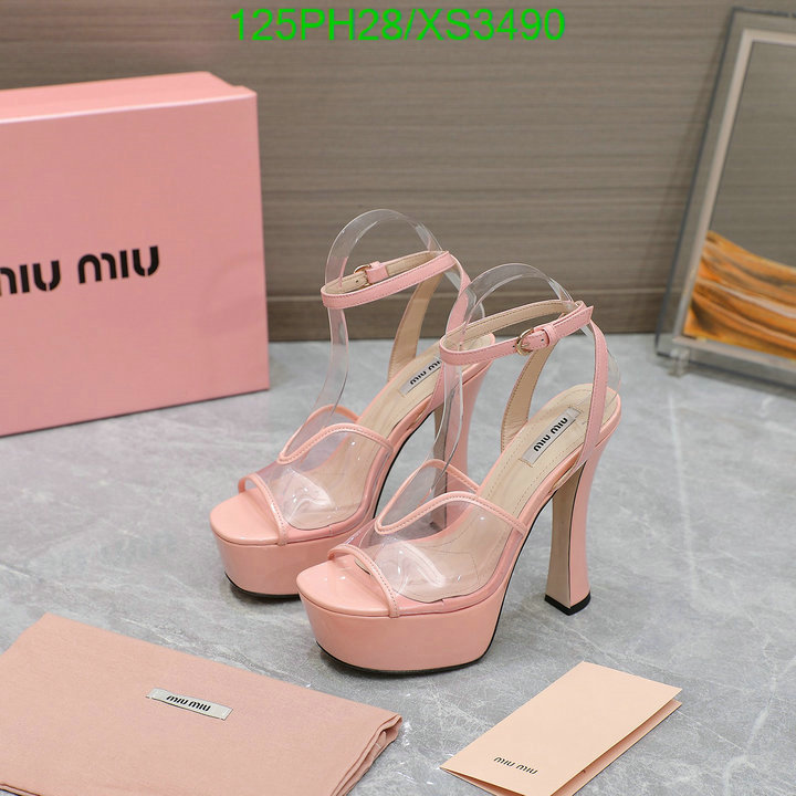 Women Shoes-Miu Miu, Code: XS3490,$: 125USD