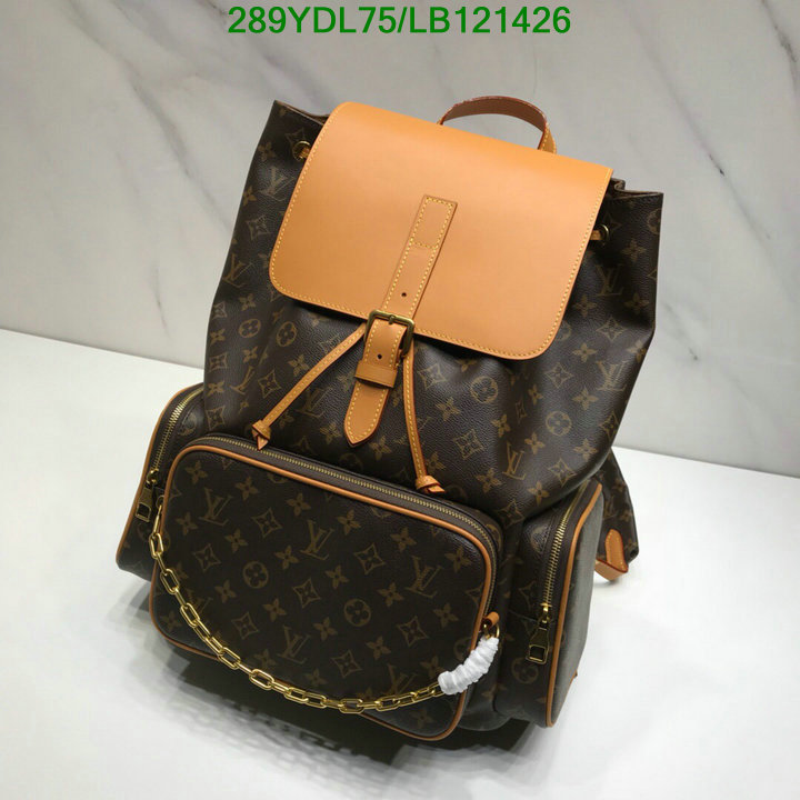 LV Bags-(Mirror)-Backpack-,Code: LB121426,$: 289USD