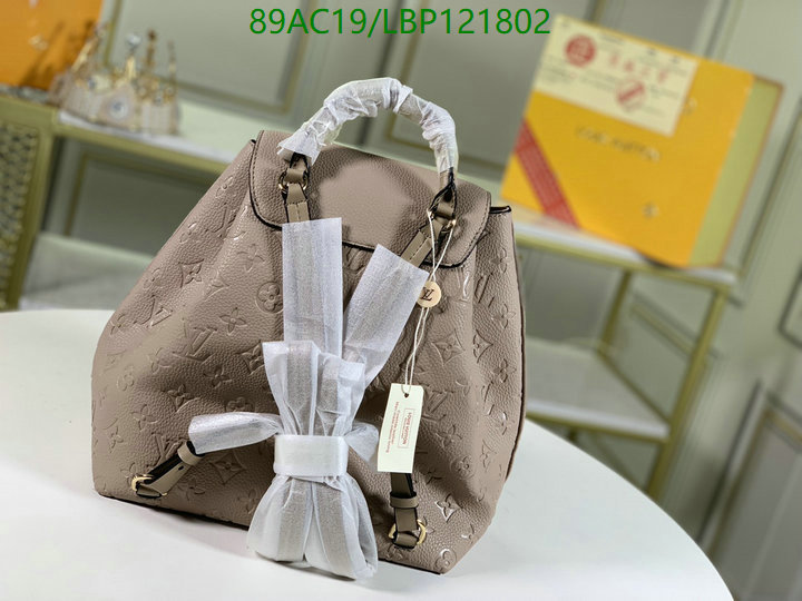 LV Bags-(4A)-Backpack-,Code: LBP121802,$: 89USD