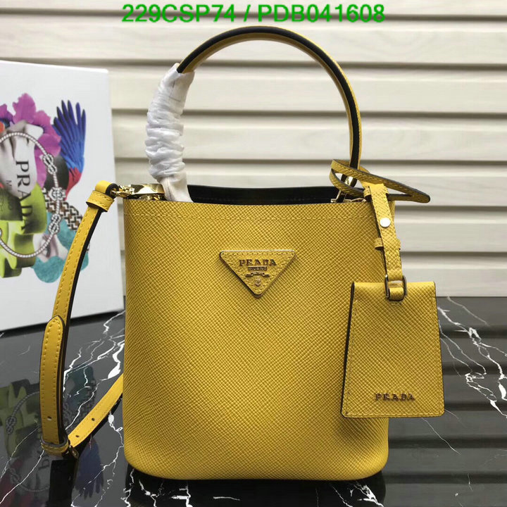 Prada Bag-(Mirror)-Diagonal-,Code: PDB041608,$: 229USD