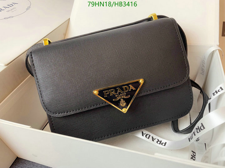 Prada Bag-(4A)-Diagonal-,Code: HB3416,$: 79USD