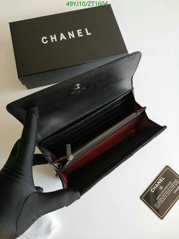 Chanel Bags ( 4A )-Wallet-,Code: ZT1604,$: 49USD