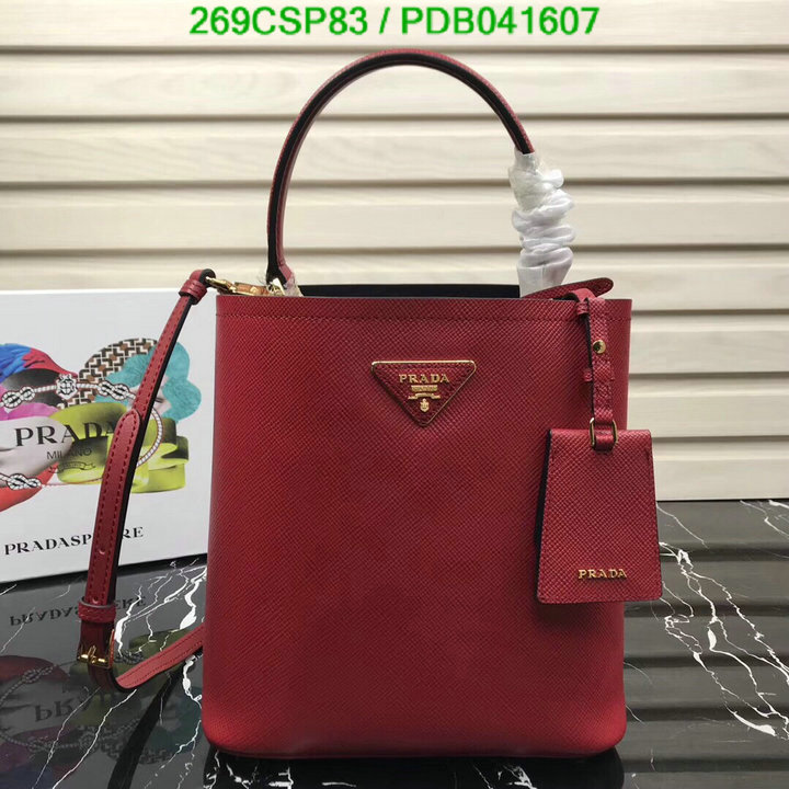 Prada Bag-(Mirror)-Handbag-,Code: PDB041607,$: 269USD