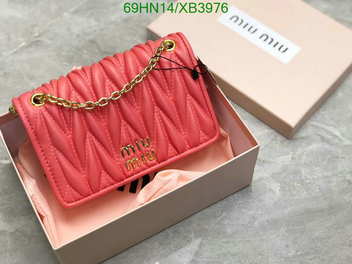 Miu Miu Bag-(4A)-Diagonal-,Code: XB3976,$: 69USD