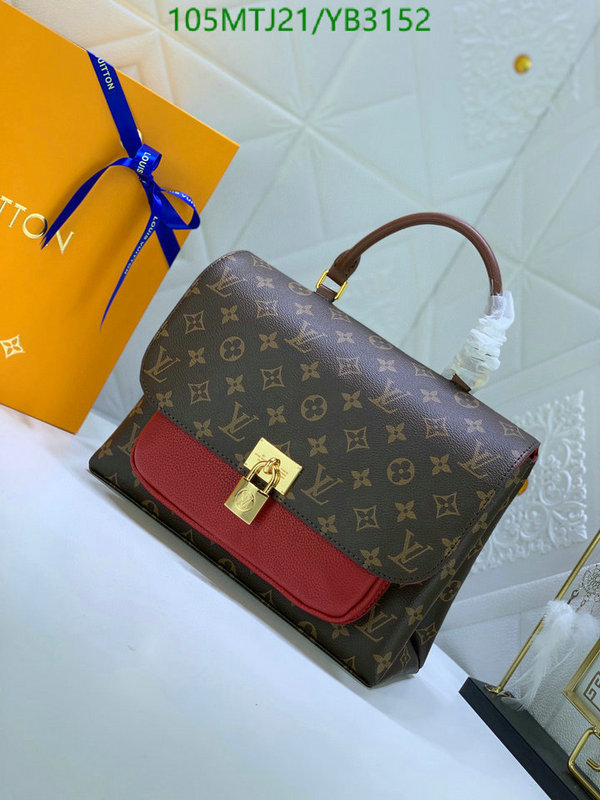 LV Bags-(4A)-Handbag Collection-,Code: YB3152,$: 105USD