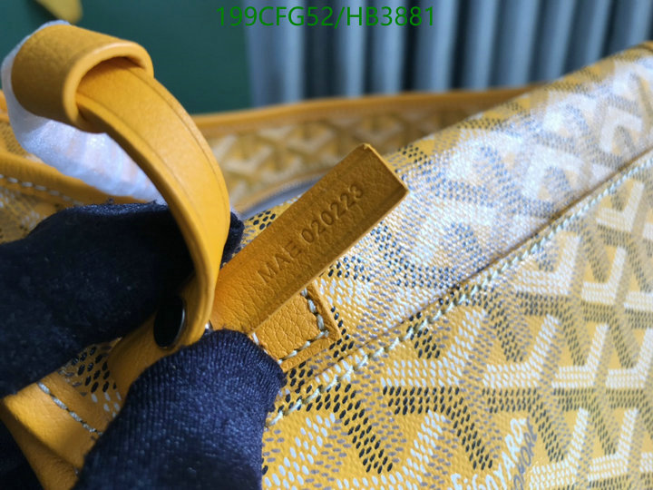 Goyard Bag-(Mirror)-Handbag-,Code: HB3881,$: 199USD