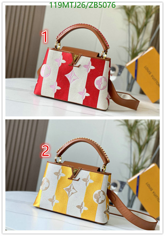 LV Bags-(4A)-Handbag Collection-,Code: ZB5076,$: 119USD