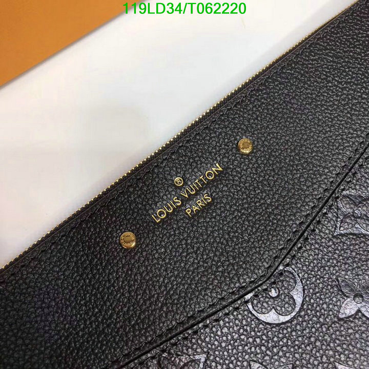 LV Bags-(Mirror)-Wallet-,Code: T062220,$: 119USD