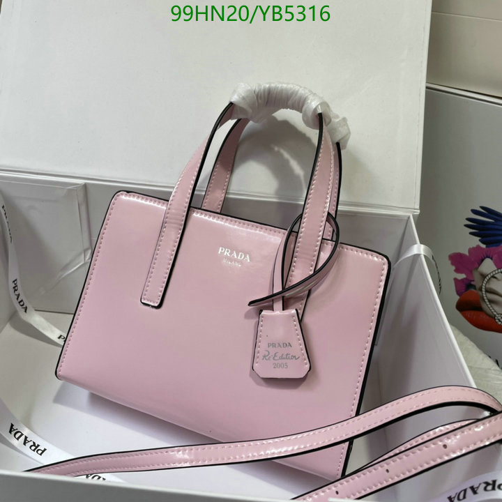 Prada Bag-(4A)-Handbag-,Code: YB5316,$: 99USD