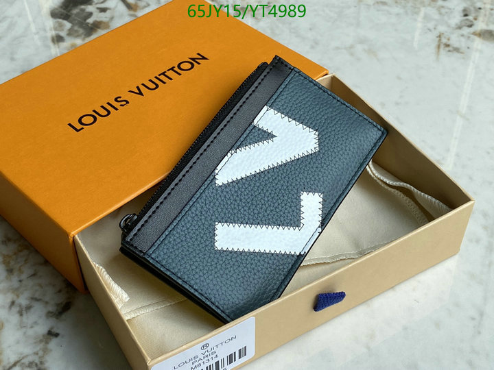 LV Bags-(Mirror)-Wallet-,Code: YT4989,$: 65USD