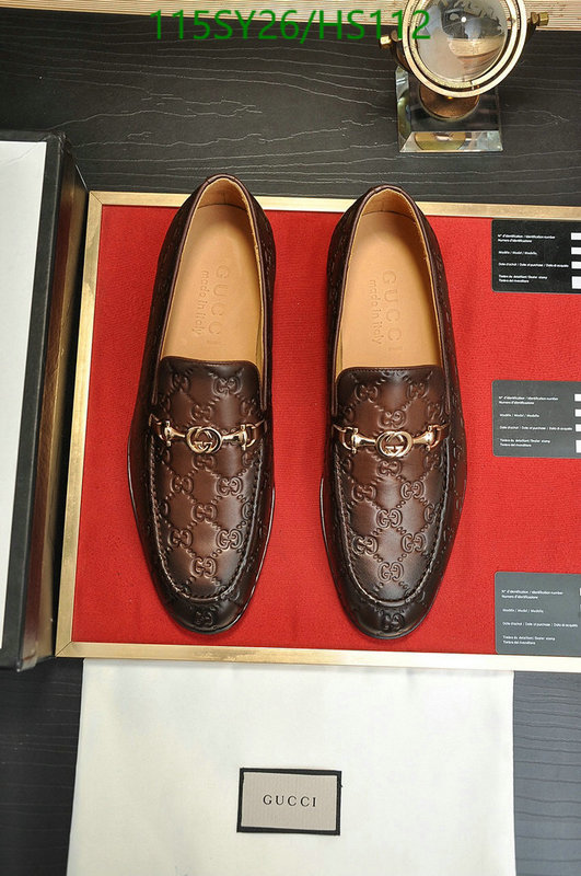 Men shoes-Gucci, Code: HS112,$: 115USD