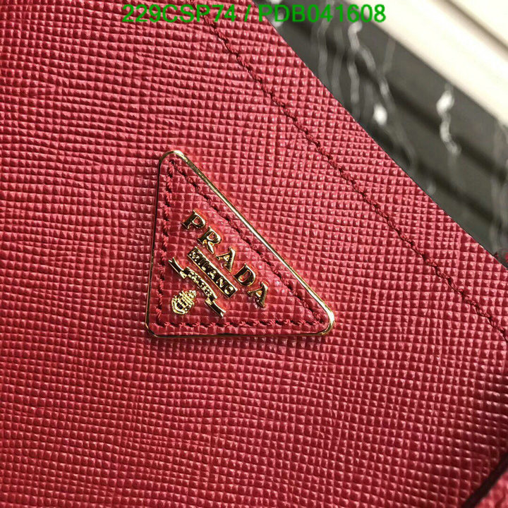 Prada Bag-(Mirror)-Diagonal-,Code: PDB041608,$: 229USD