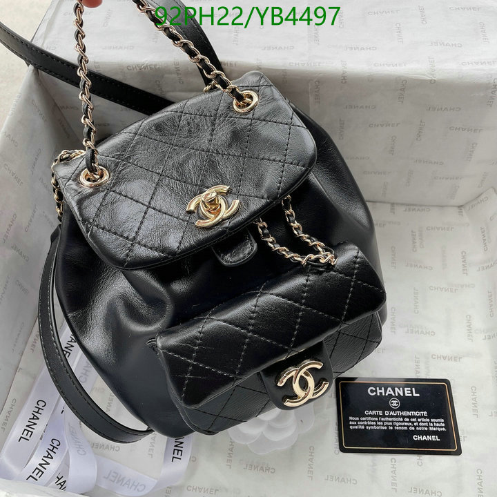 Chanel Bags ( 4A )-Backpack-,Code: YB4497,$: 92USD