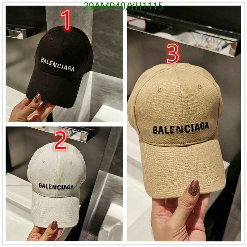 Cap -(Hat)-Balenciaga, Code: YH1115,$: 29USD