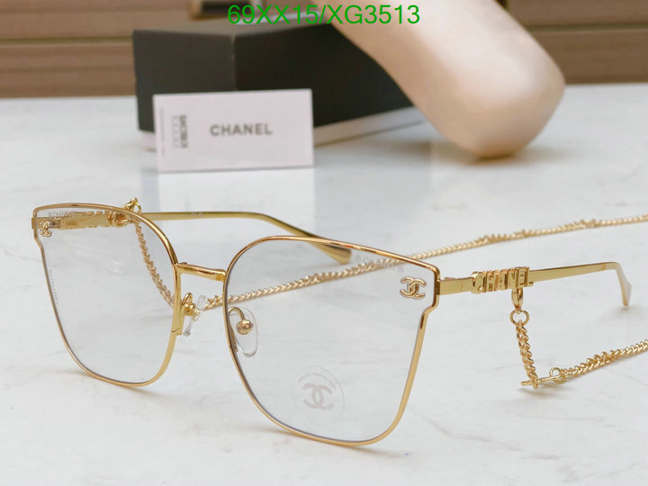 Glasses-Chanel, Code: XG3513,$: 69USD