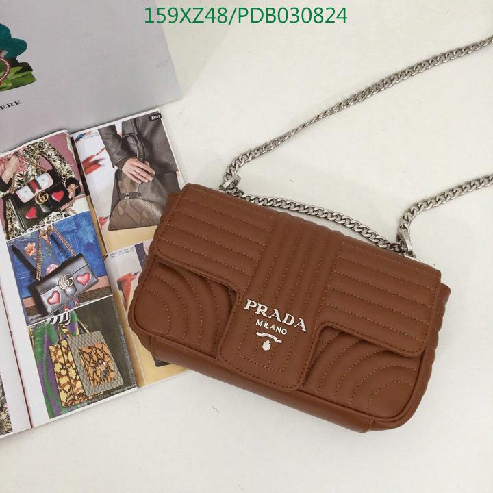 Prada Bag-(Mirror)-Diagonal-,Code: PDB030824,$:159USD