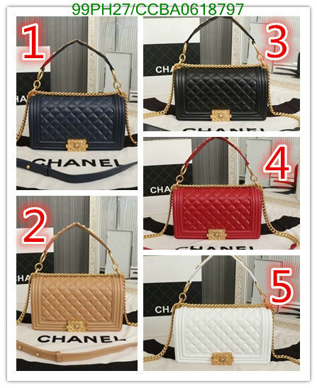 Chanel Bags ( 4A )-Le Boy,Code: CCBA0618797,$: 99USD