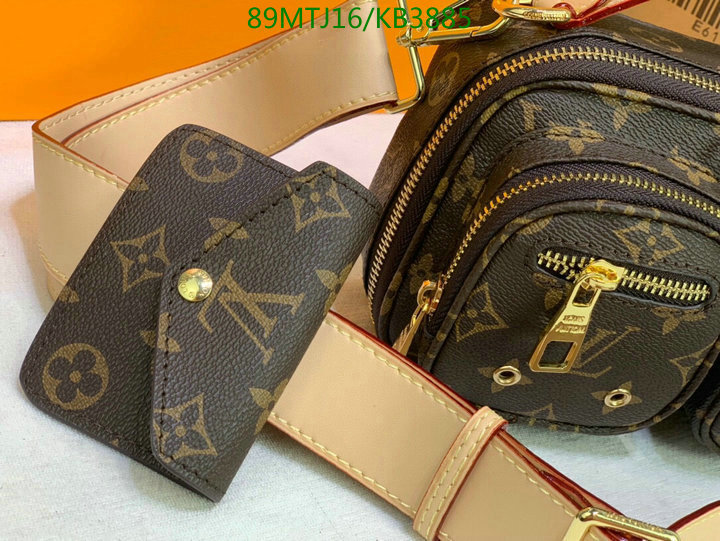 LV Bags-(4A)-Pochette MTis Bag-Twist-,Code: KB3885,$: 89USD
