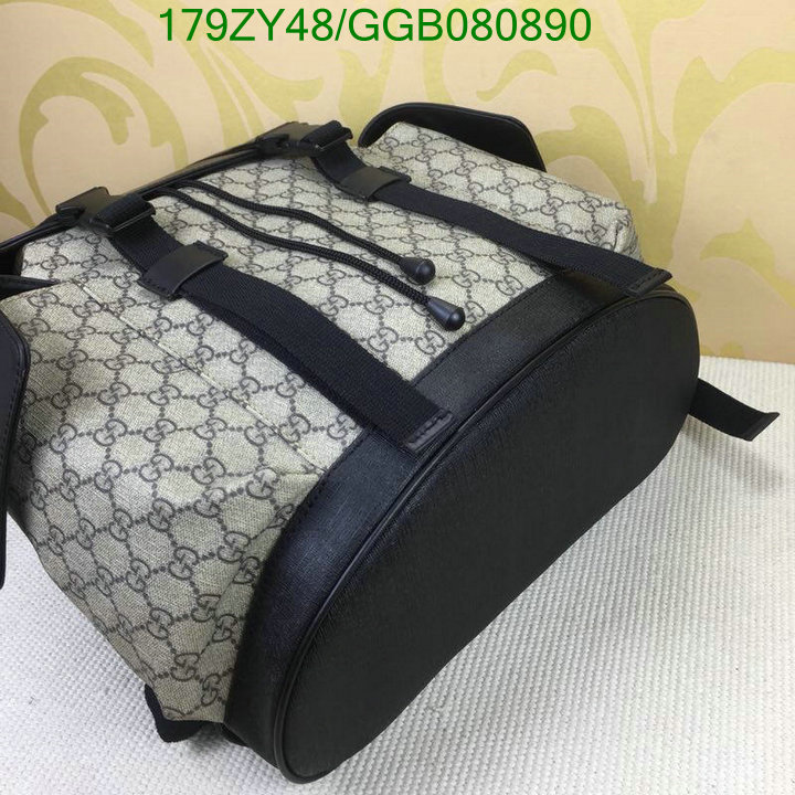 Gucci Bag-(Mirror)-Backpack-,Code: GGB080890,$:179USD