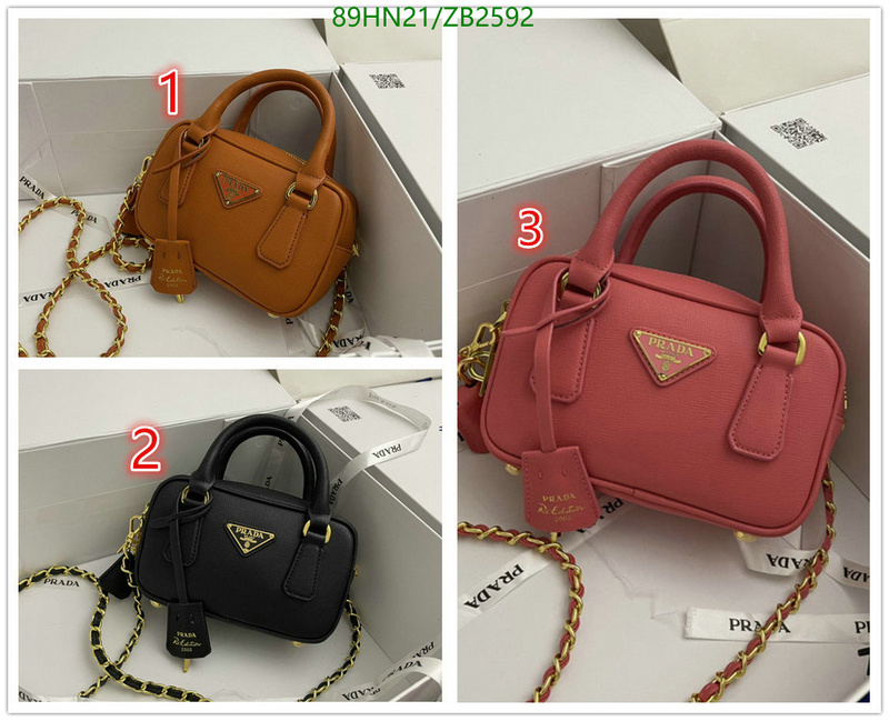 Prada Bag-(4A)-Diagonal-,Code: ZB2592,$: 89USD