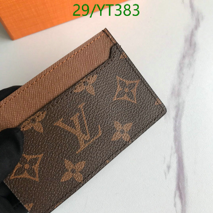 LV Bags-(4A)-Wallet-,Code: YT383,$: 29USD