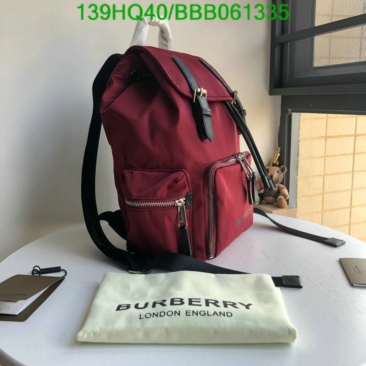 Burberry Bag-(Mirror)-Backpack-,Code: BBB061335,$: 139USD