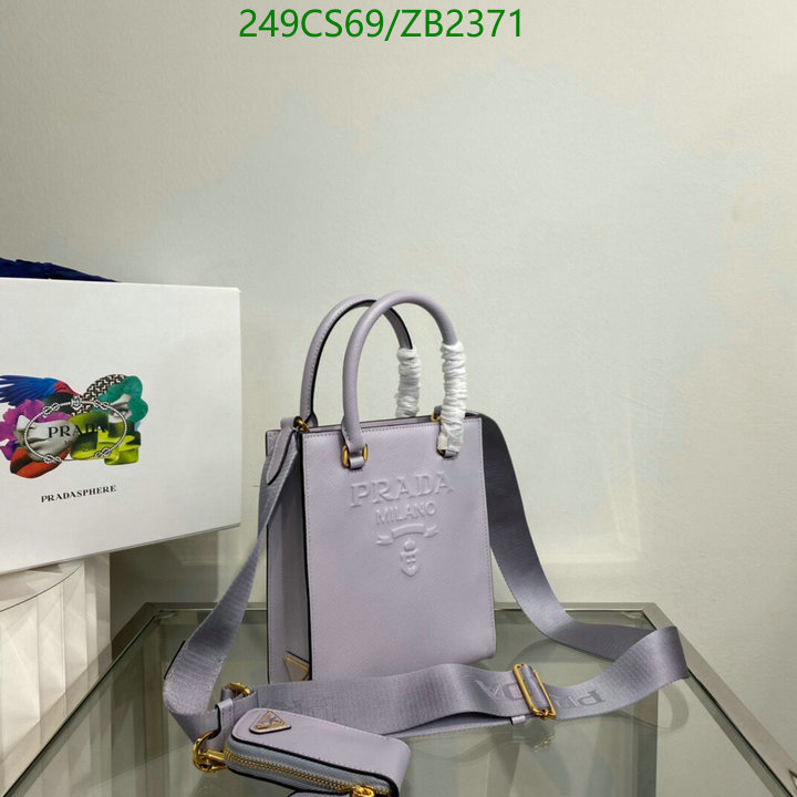 Prada Bag-(Mirror)-Diagonal-,Code: ZB2371,$: 249USD